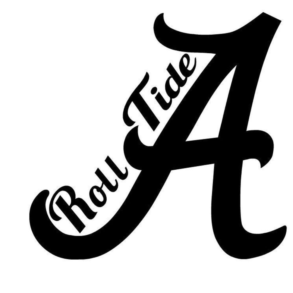Vinyl Decal for Window - Alabama Roll Tide